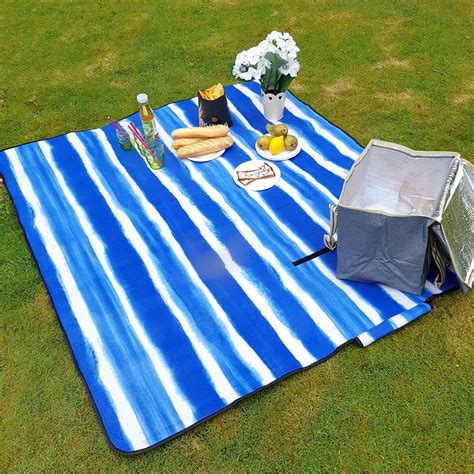 picnic rug with waterproof backing.